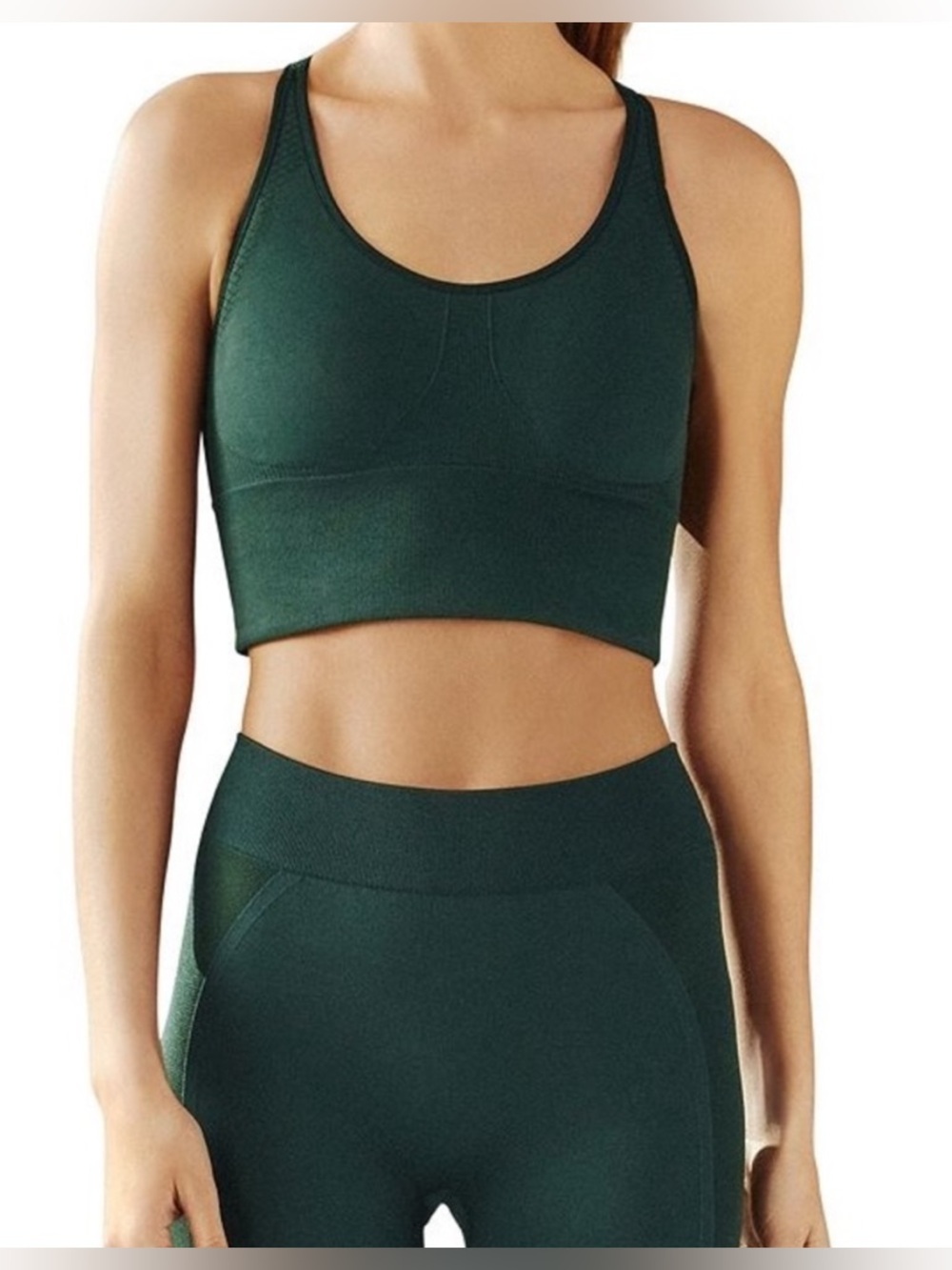 Tory Burch Sport Green Sports Bra Medium